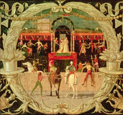 The Rape of the Sabines (after the signal) c.1490 by Domenico Morone